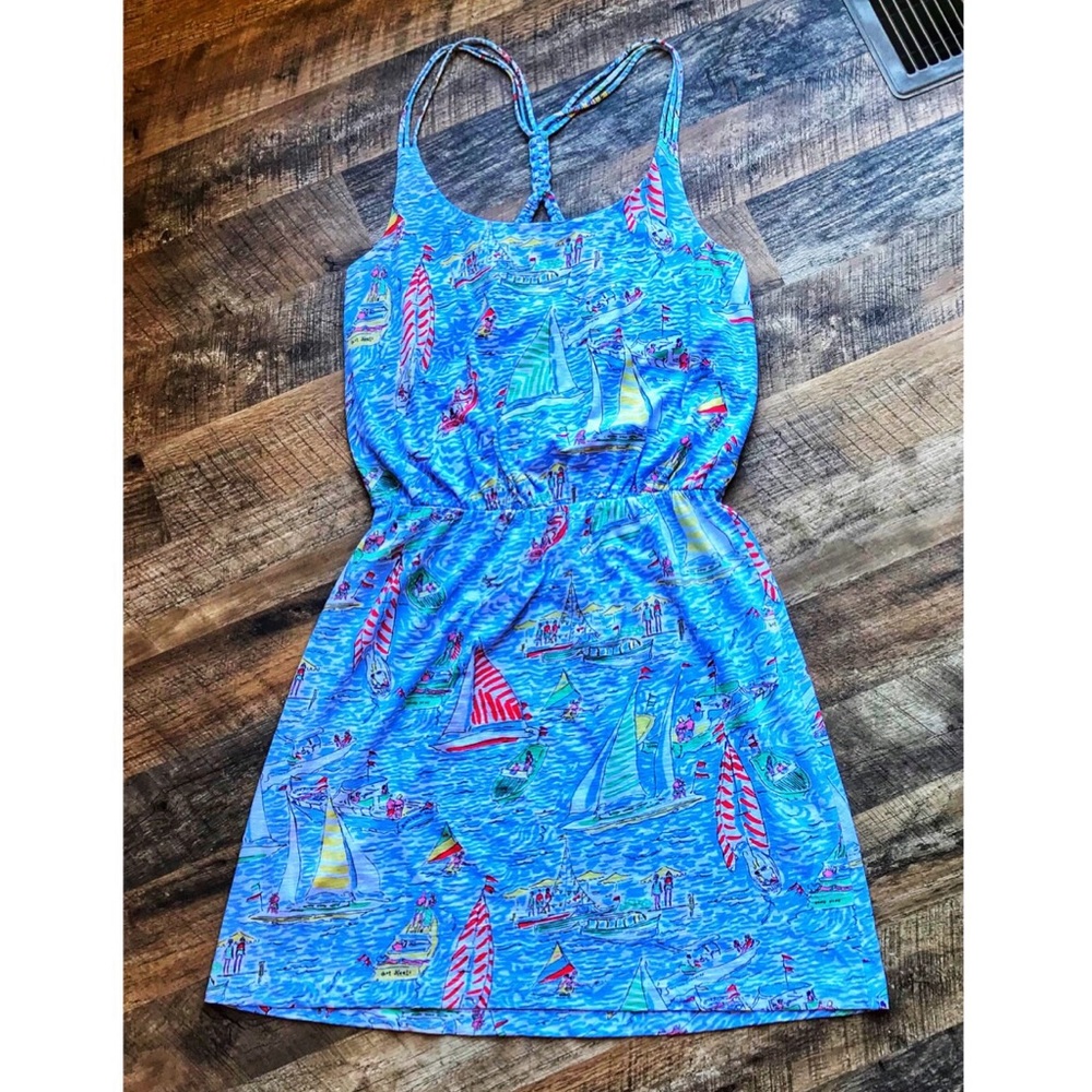 Classic Lilly Pulitzer “Get Nauti” Dress M 8/10